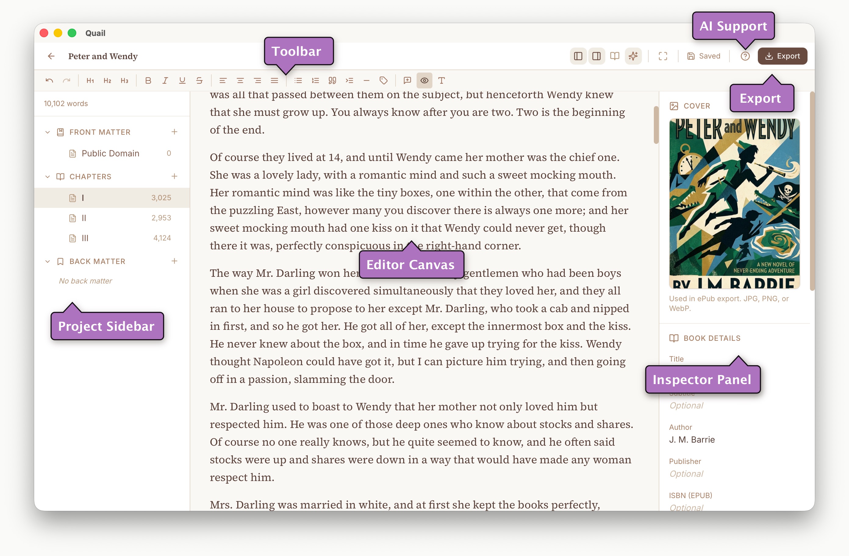 UI reference and navigation